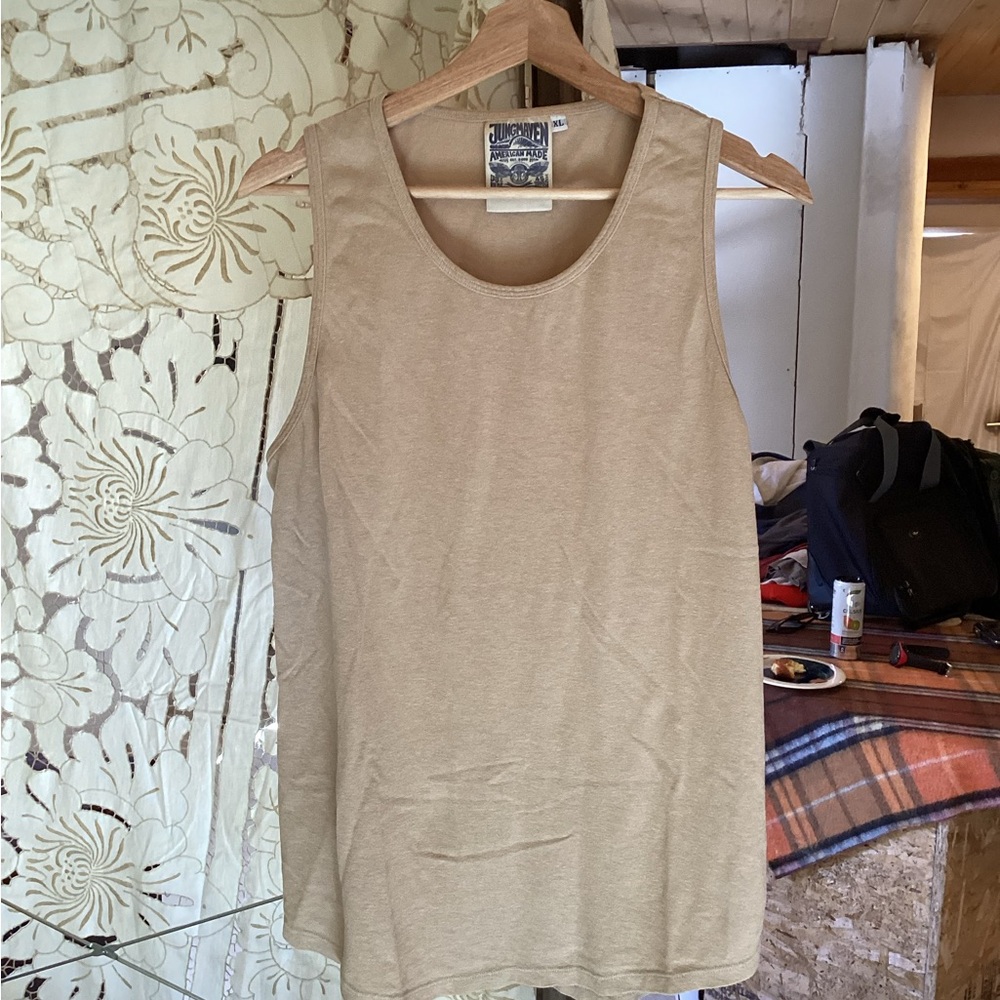 Jungmaven Truro Tank Top Tan XL